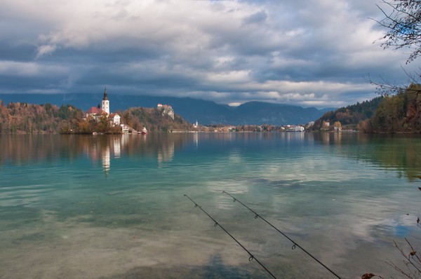 Lago di Bled in autunno
